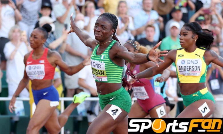 Nigerian Amusan earns world title in 100m hurdles
