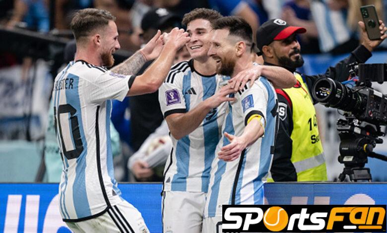Argentina qualified for the World Cup final for the sixth time